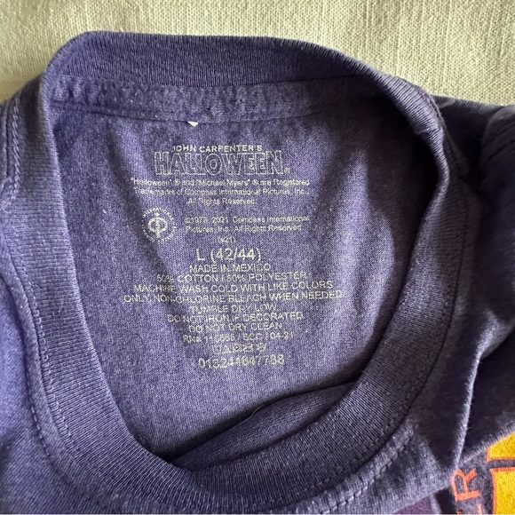 John Carpenter Halloween Shirt Mens Large Horror Movie Michael Myers Scare Tee - Picture 3 of 4